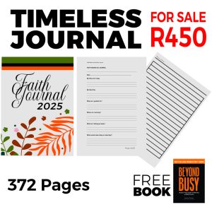 Faith Journal 372 Pages Timeless